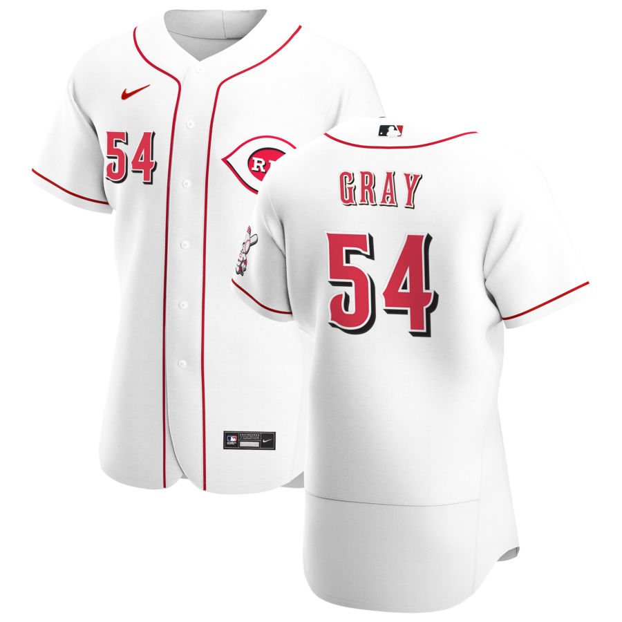 Cincinnati Reds 54 Sonny Gray Men Nike White Home 2020 Authentic Player MLB Jersey